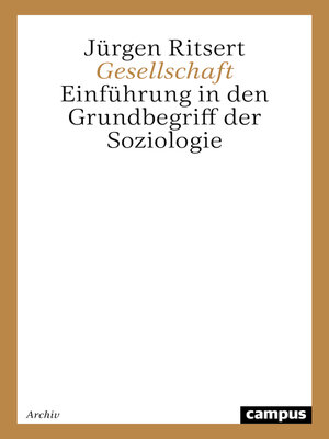 cover image of Gesellschaft